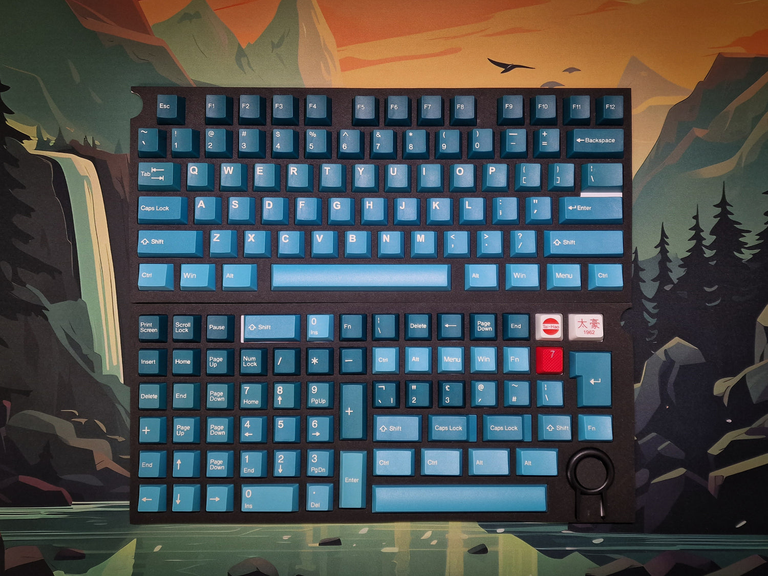 Grünes Sonnenuntergangs-Bundle