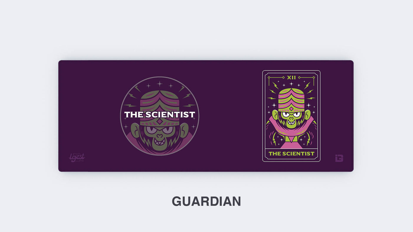 The Scientist Monkey Tarot Card