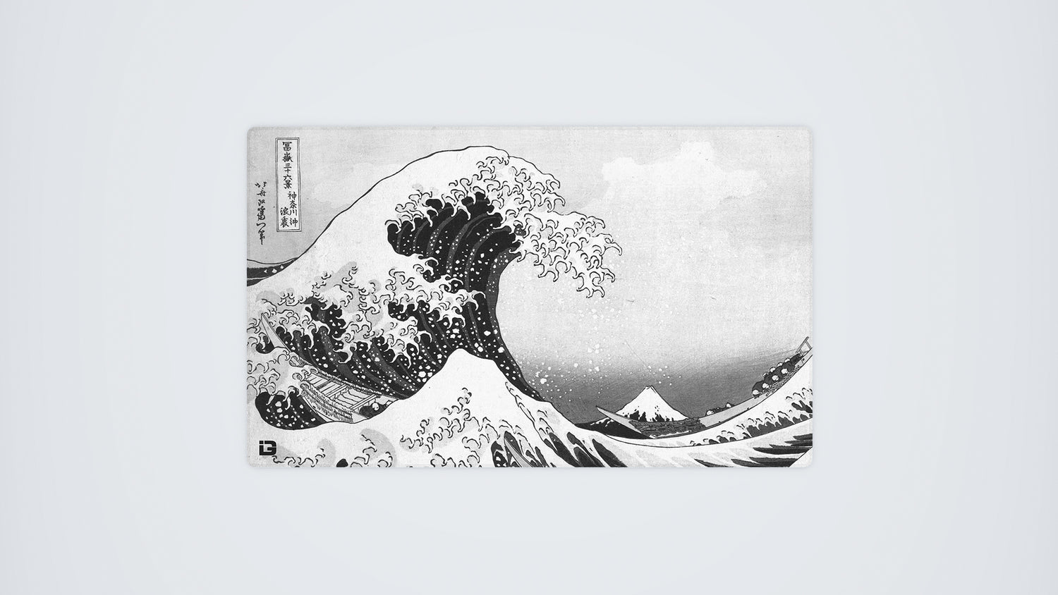 Tappetino da gioco Hokusai Wave mono