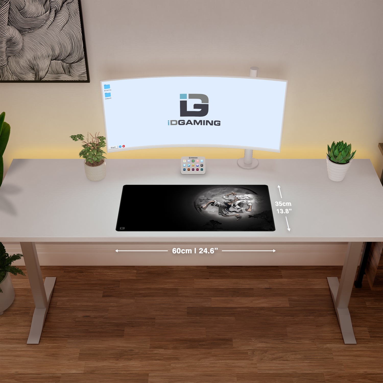 Gear 5 Sotto la Luna - Tappetino da Gioco Nero