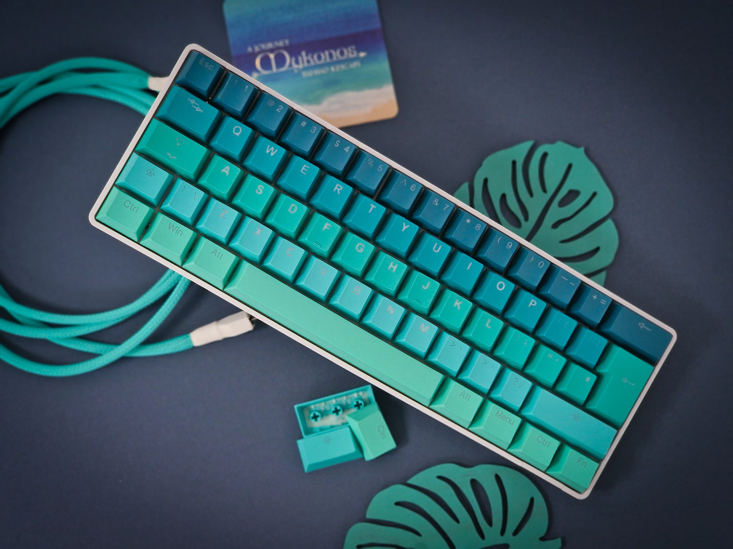 Zestaw nakładek na klawisze Mykonos