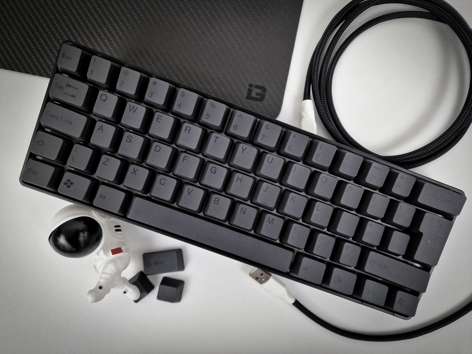 Zestaw czarnych nakładek na klawisze Stealth