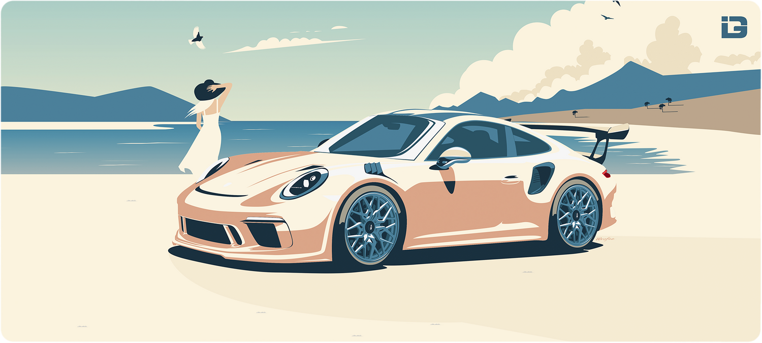 GT3 RS At The Beach