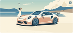 GT3 RS At The Beach