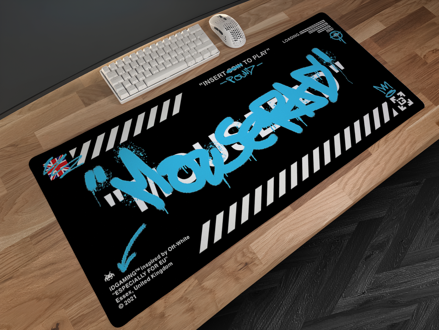 Graffiti Mousepad Black