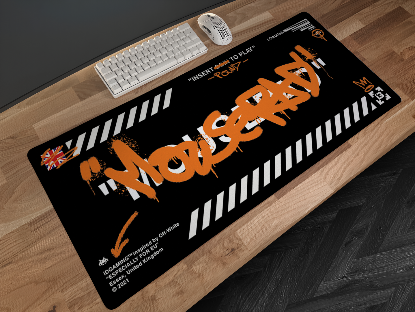 Graffiti Mousepad Black