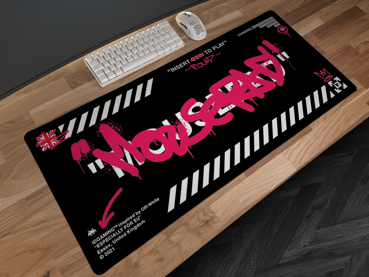 Graffiti Mousepad Black
