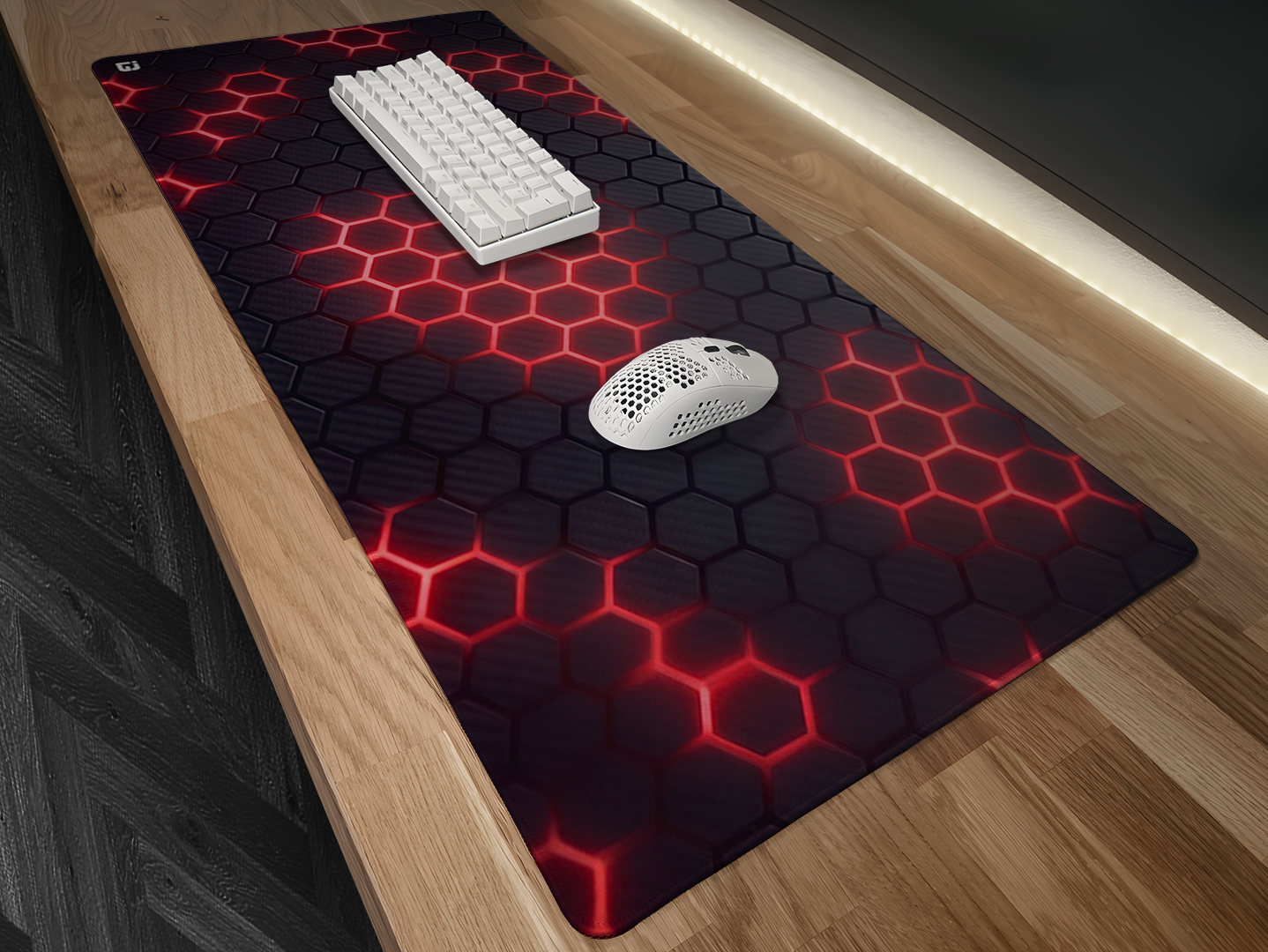 Hex Grid Red