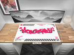 Graffiti Mousepad White