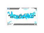 Graffiti Mousepad White