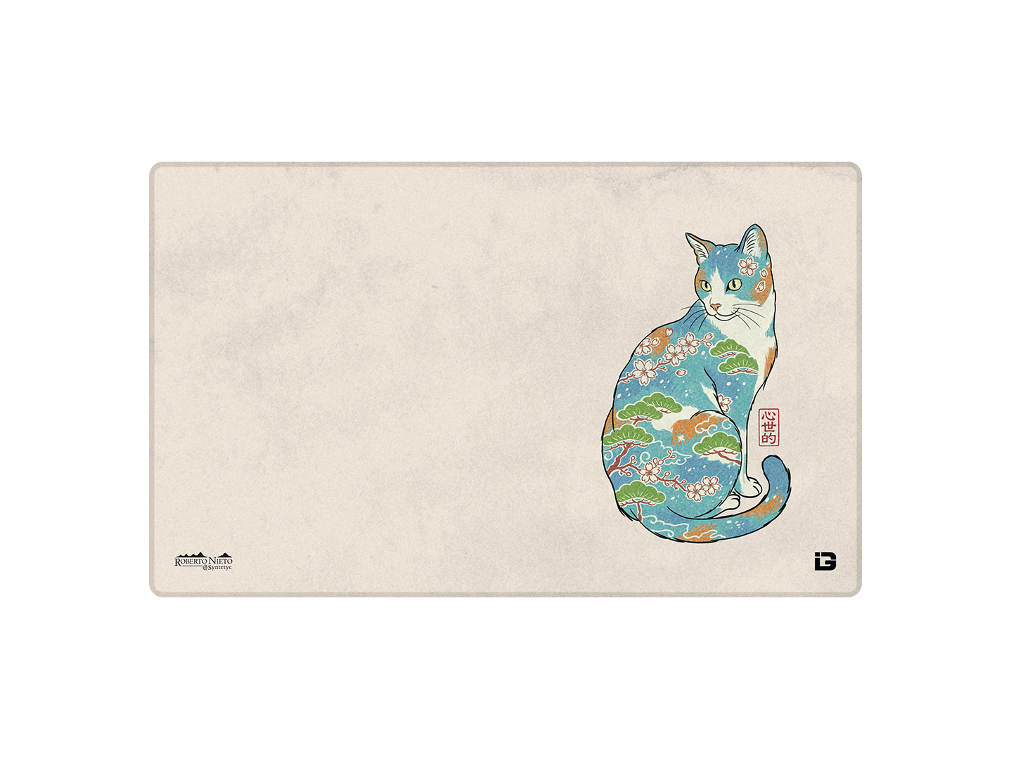 Ukiyo Blue Cat