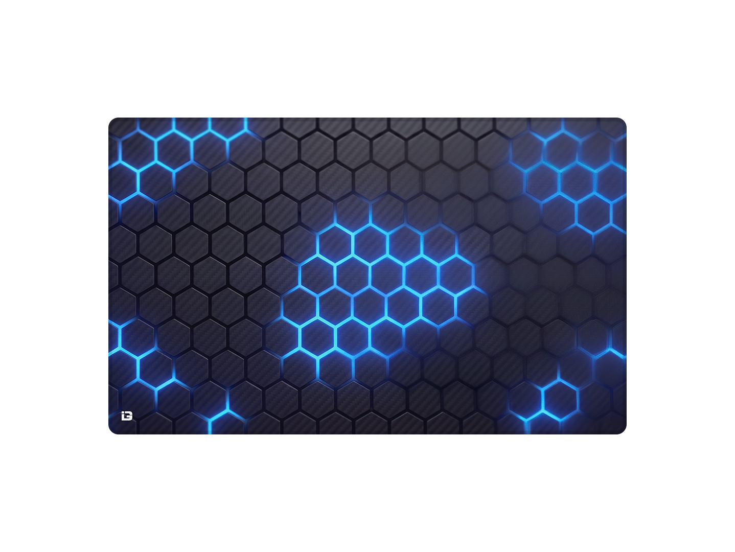 Hex Grid Blue