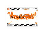Graffiti Mousepad White