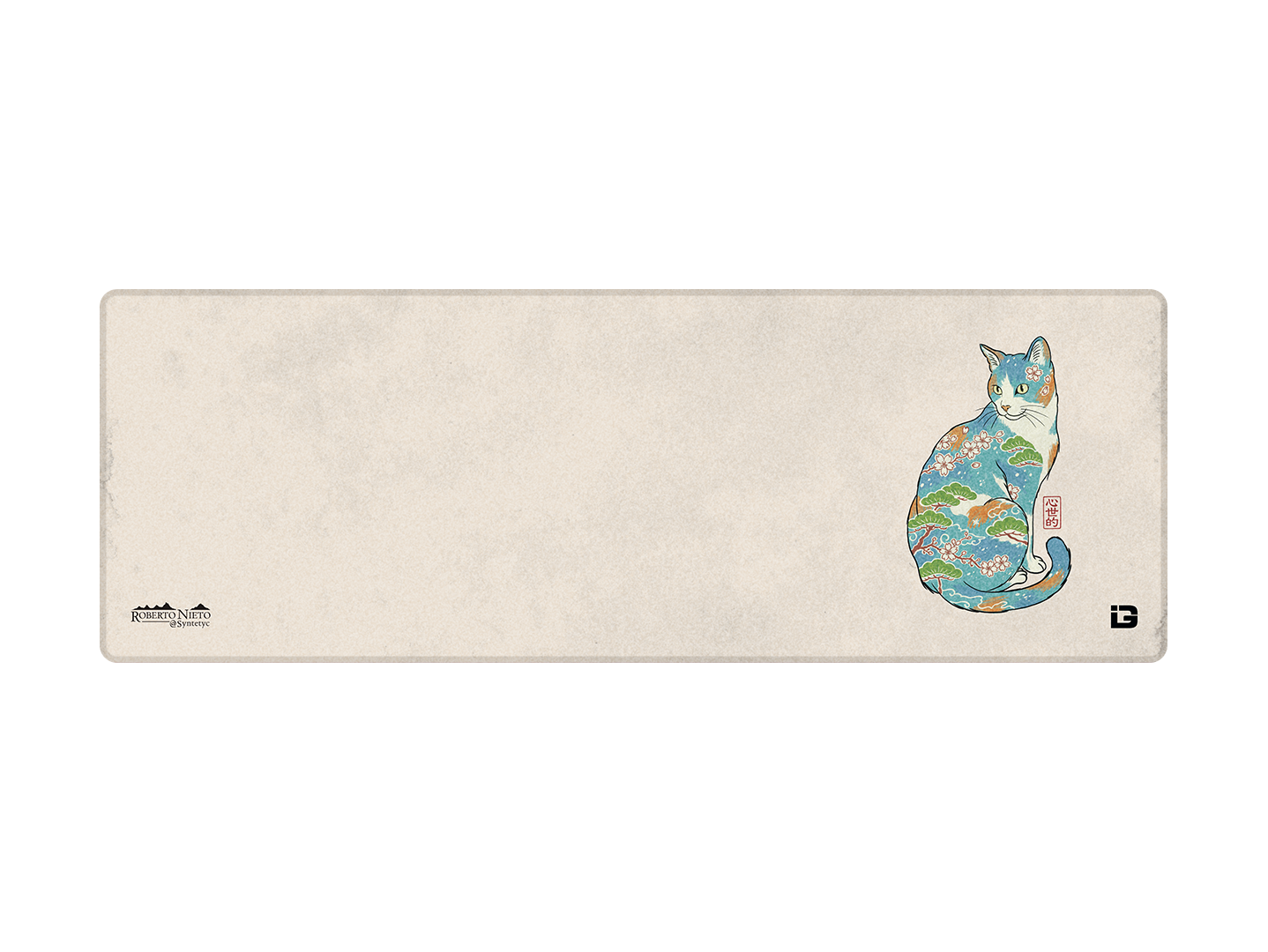 Ukiyo Blue Cat
