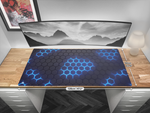 Hex Grid Blue