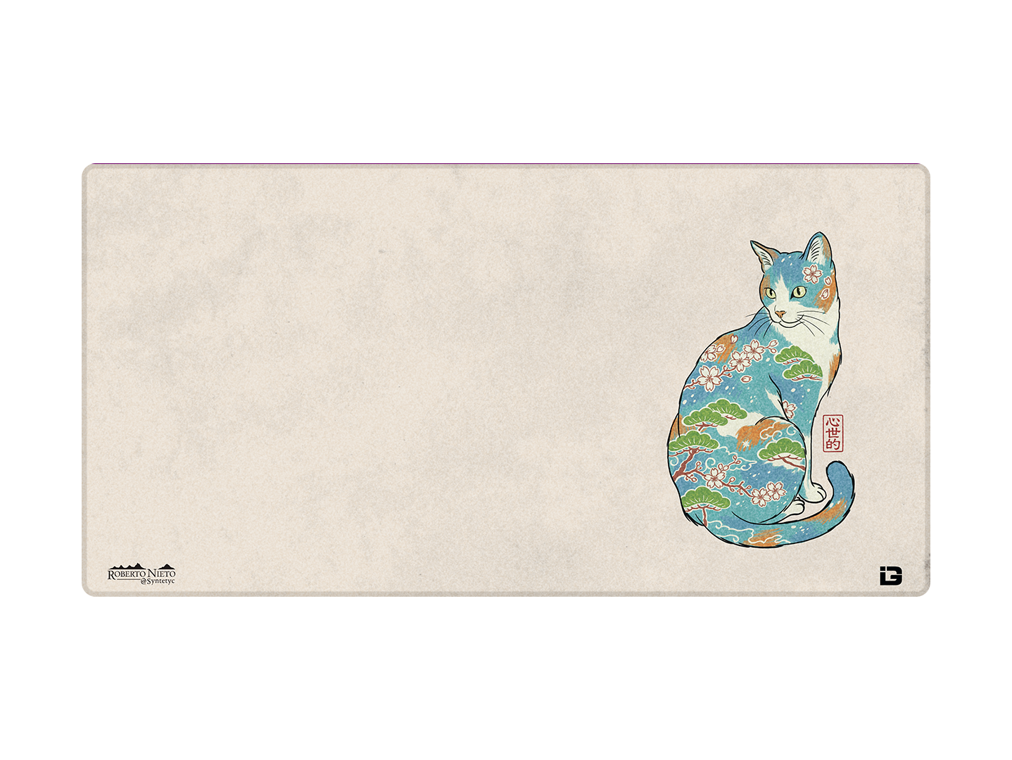 Ukiyo Blue Cat
