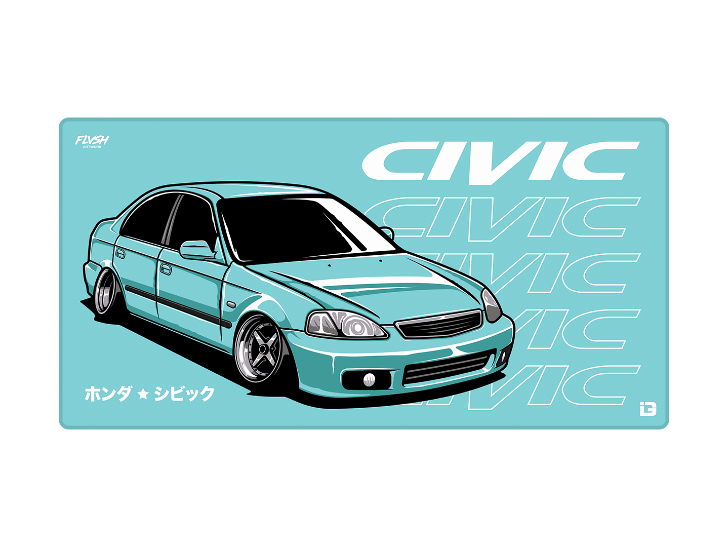 Blue Civic