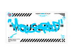 Graffiti Mousepad White