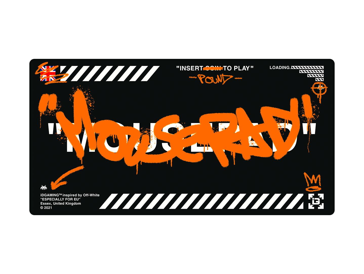 Graffiti Mousepad Black