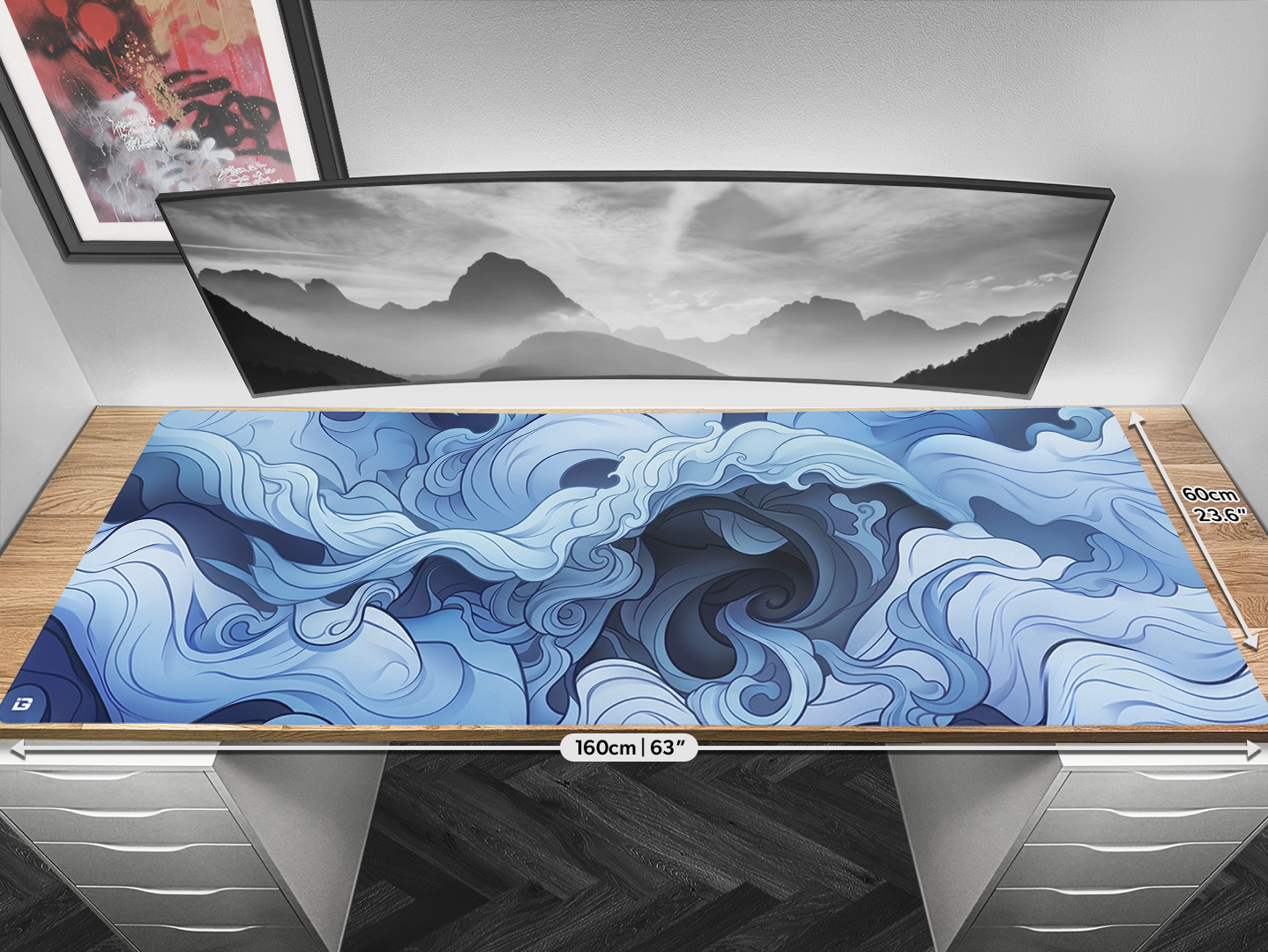 Aqua Swirls