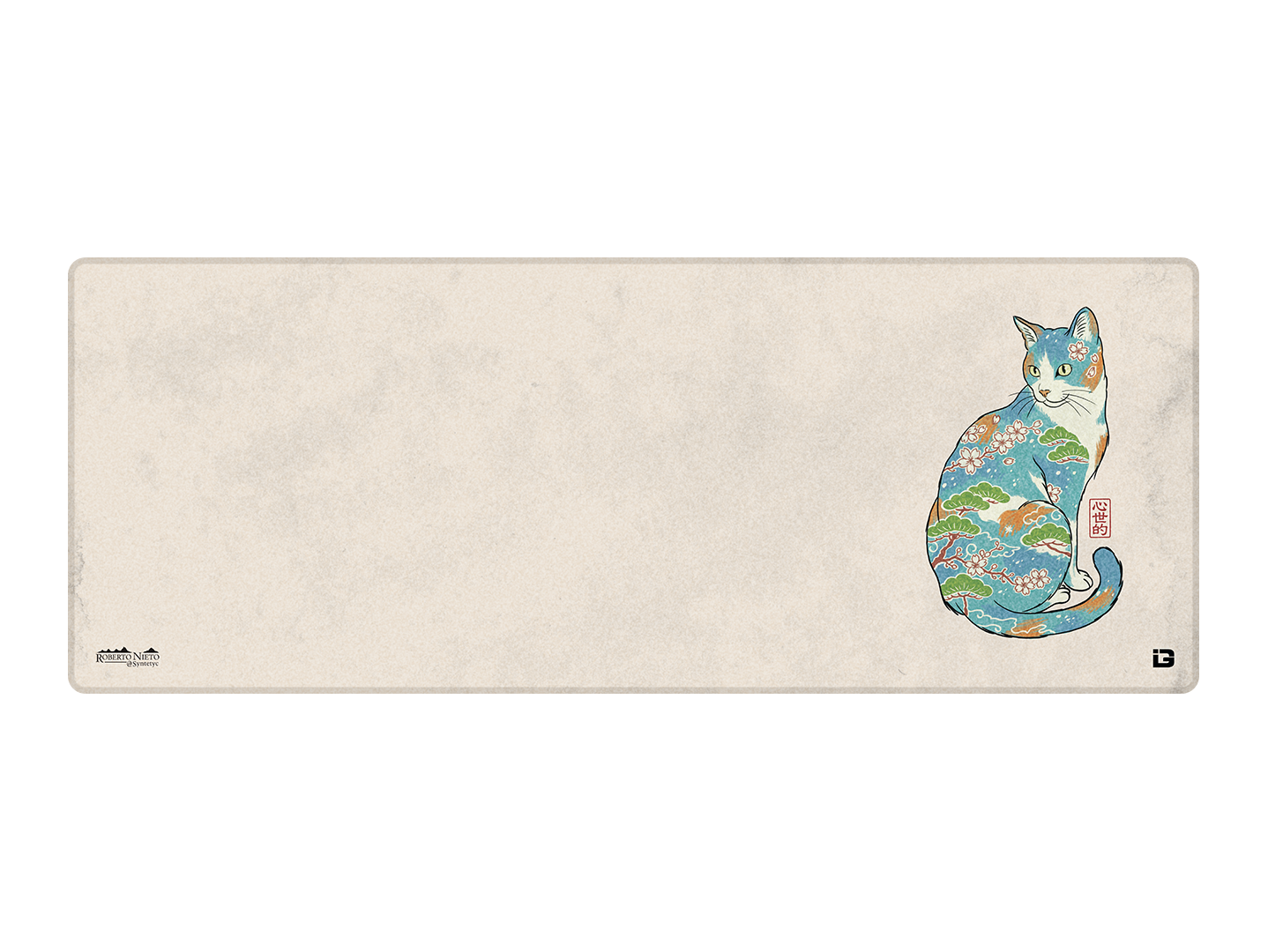 Ukiyo Blue Cat