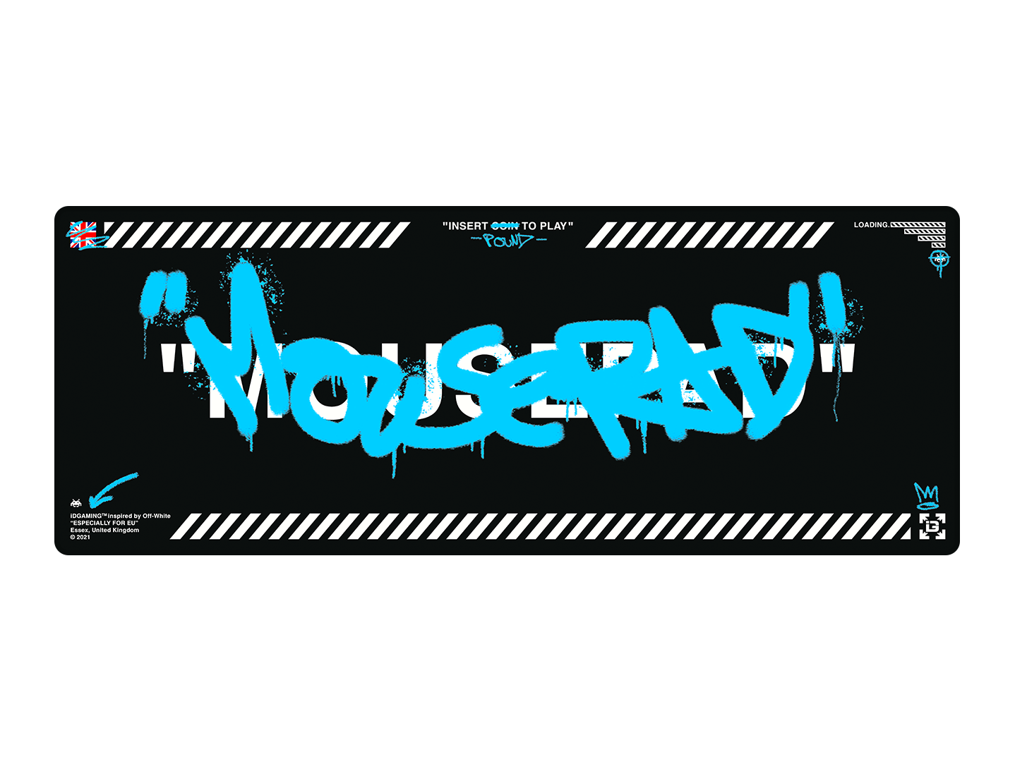 Graffiti Mousepad Black