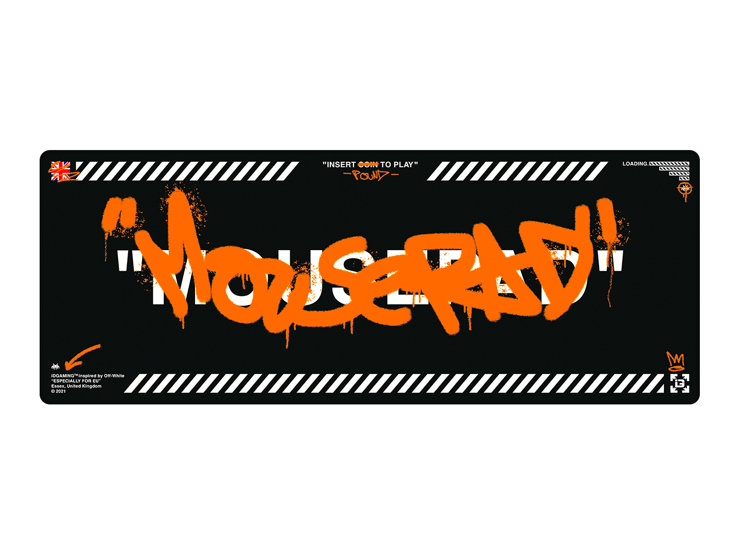 Graffiti Mousepad Black