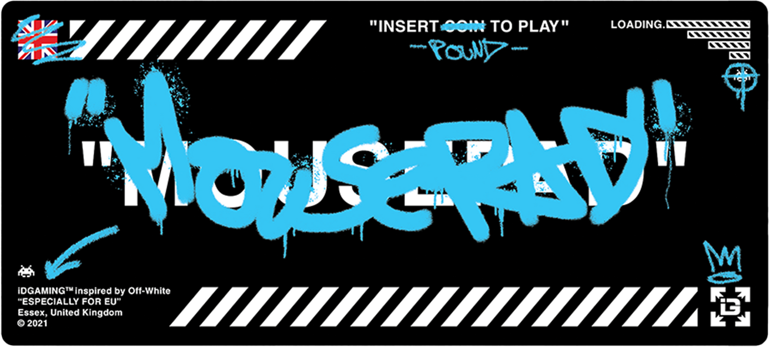 Graffiti Mousepad Black