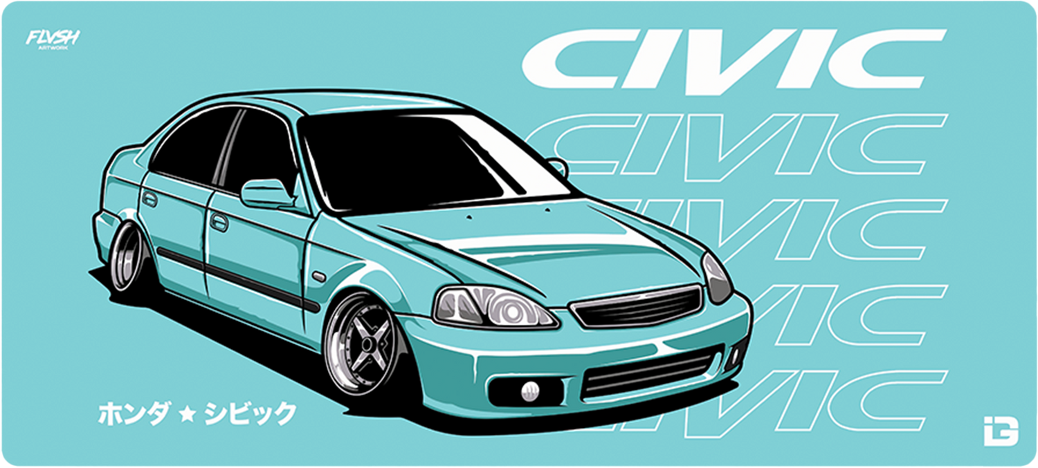 Blue Civic
