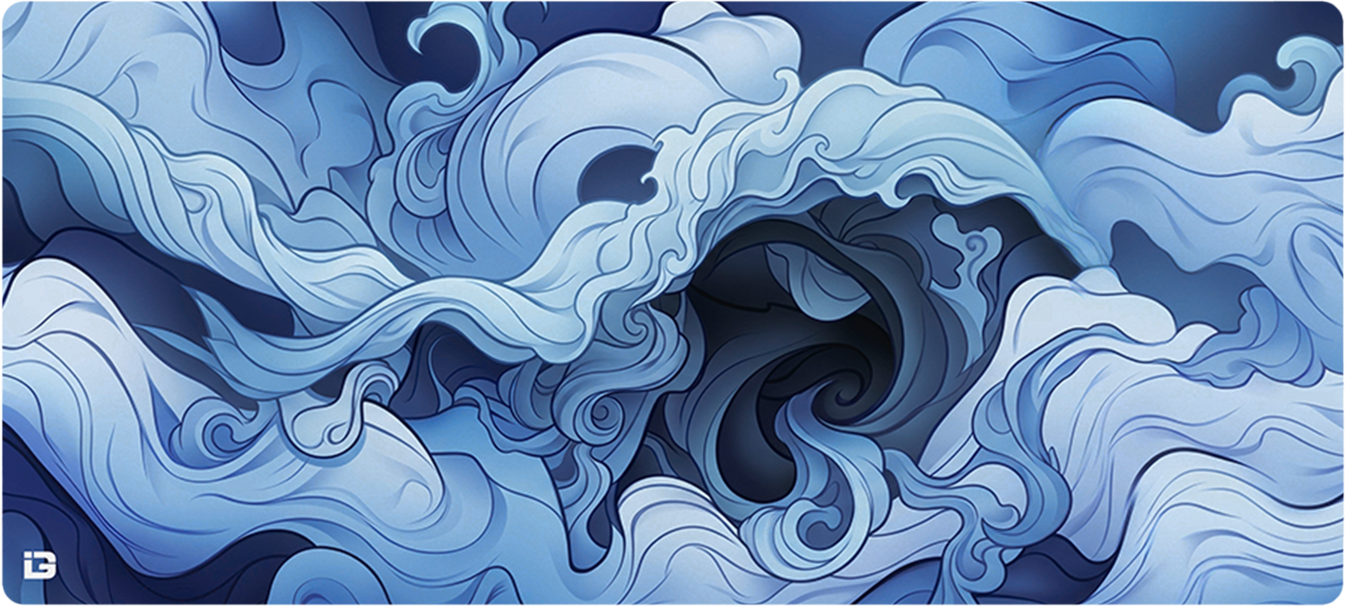 Aqua Swirls