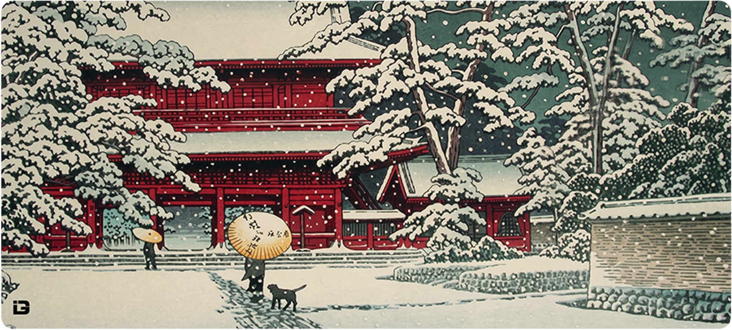 Snow At The Temple
