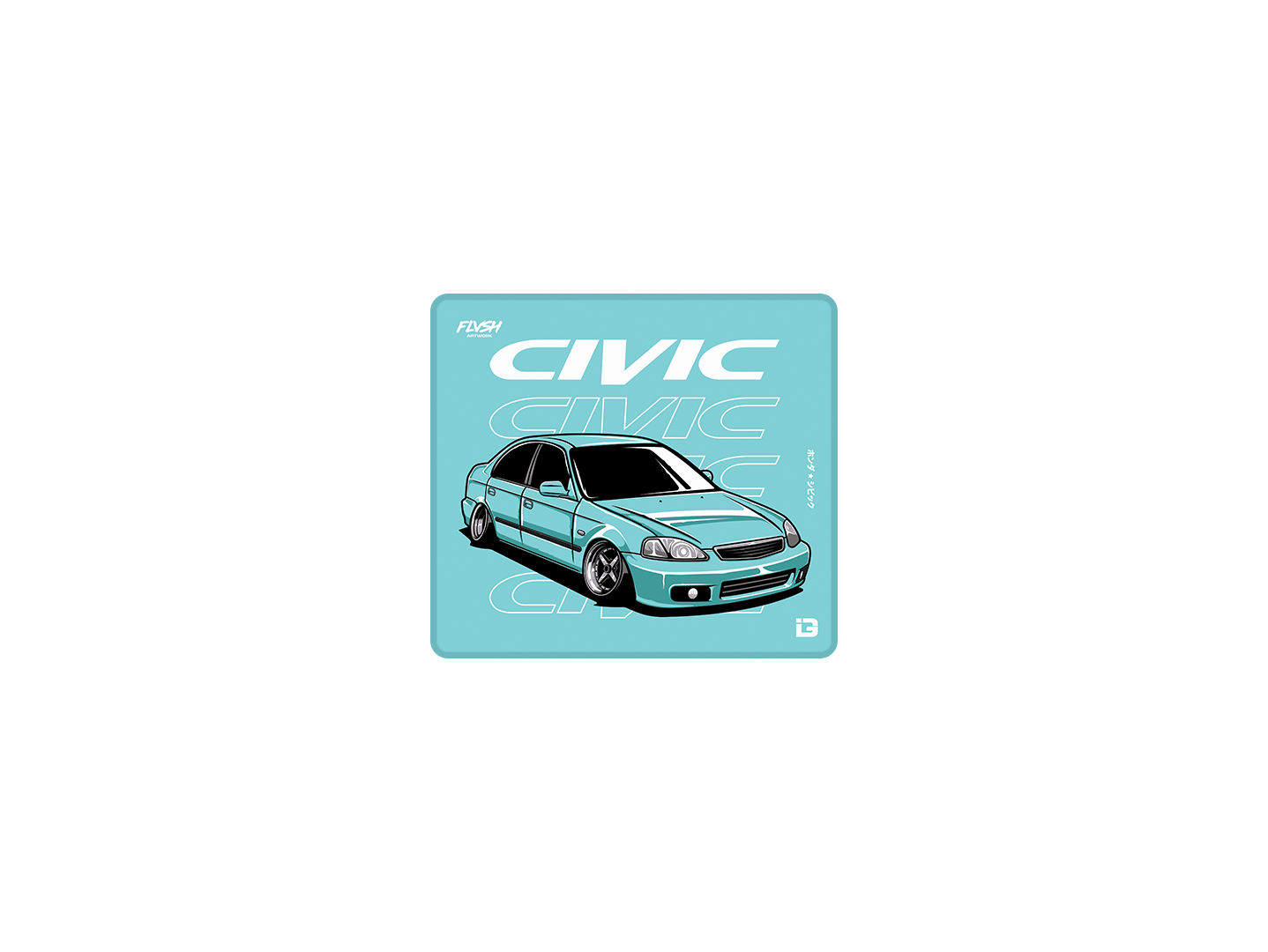 Blue Civic