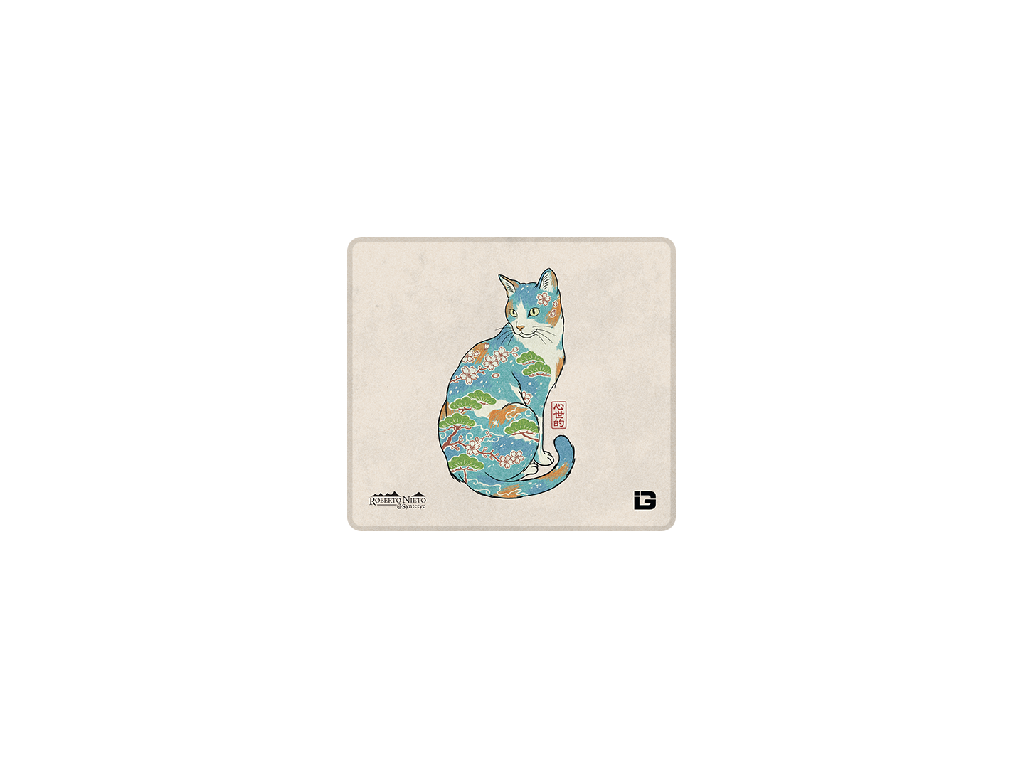 Ukiyo Blue Cat