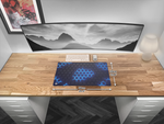 Hex Grid Blue