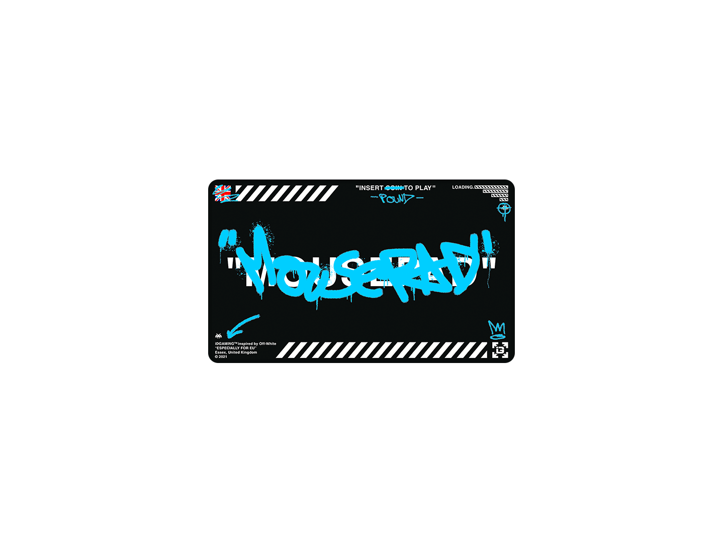 Graffiti Mousepad Black