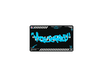 Graffiti Mousepad Black
