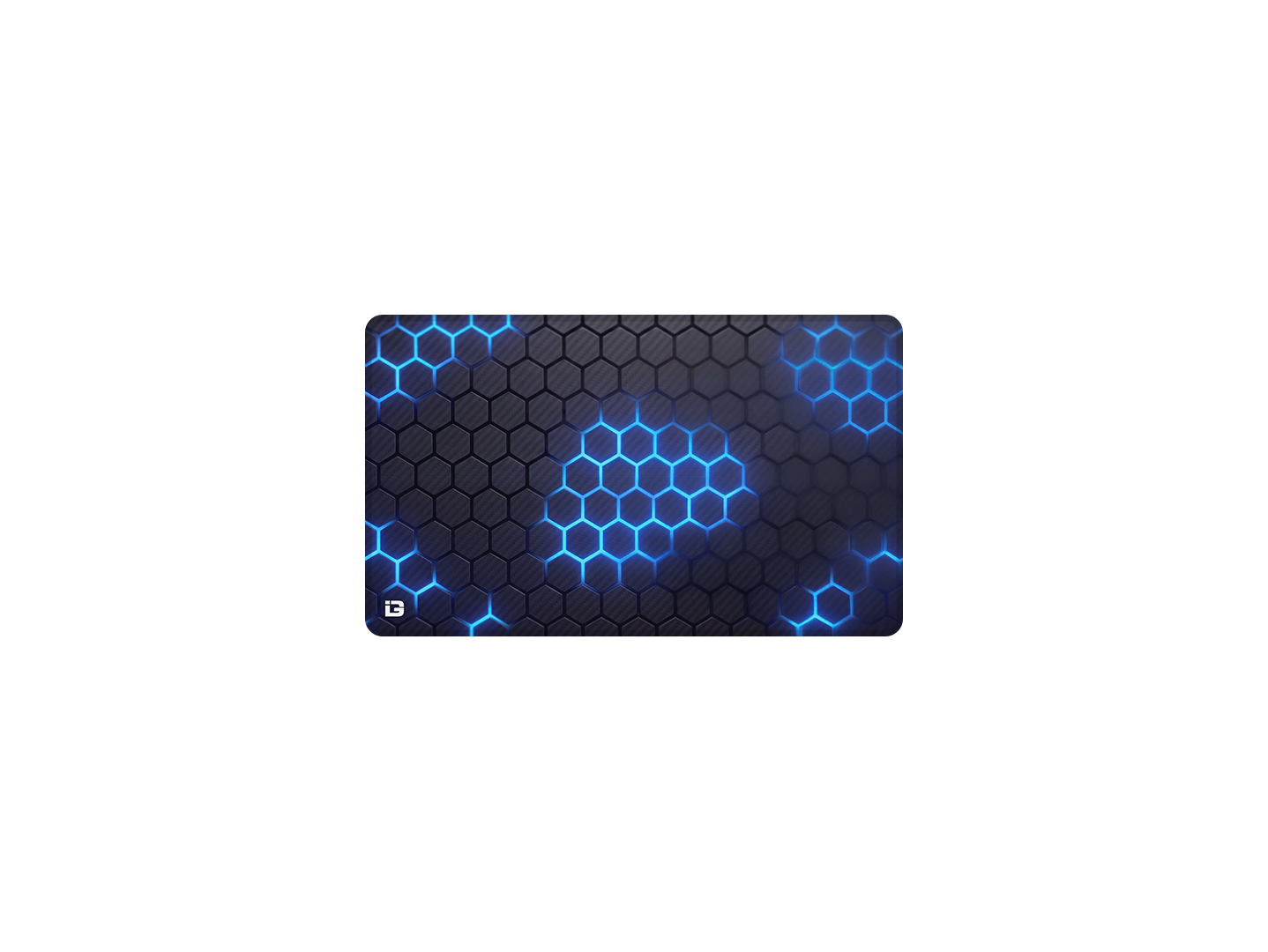 Hex Grid Blue