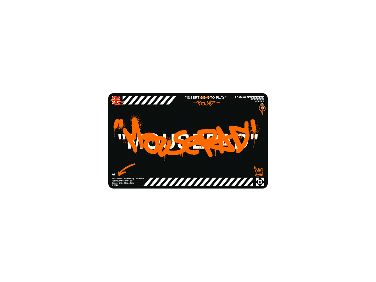 Graffiti Mousepad Black