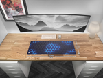 Hex Grid Blue