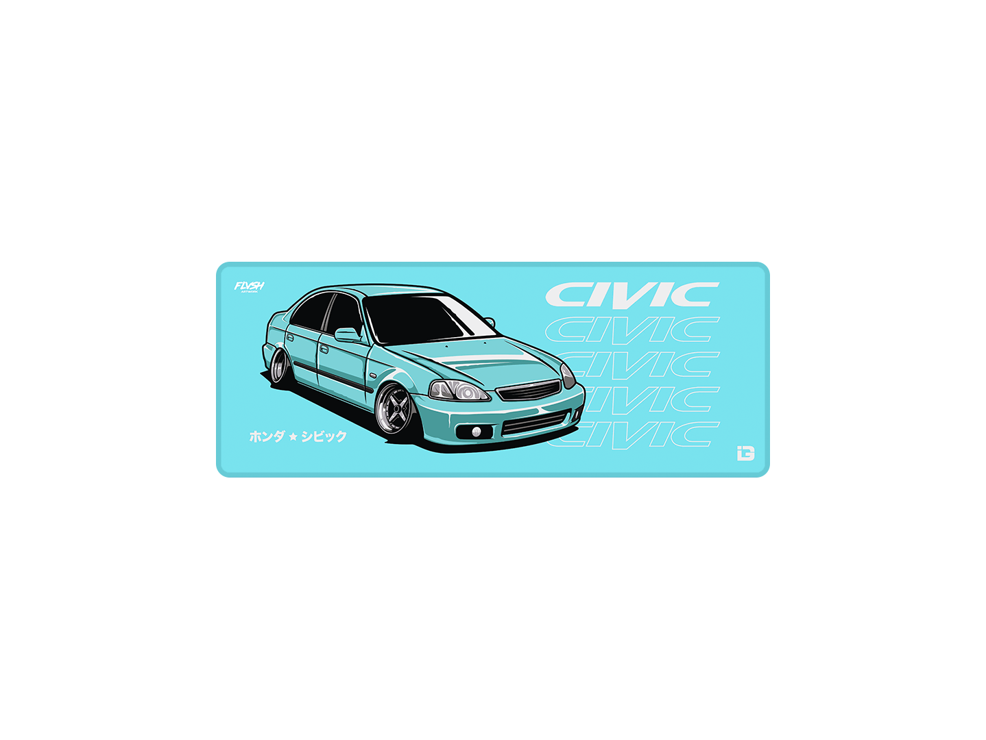 Blue Civic