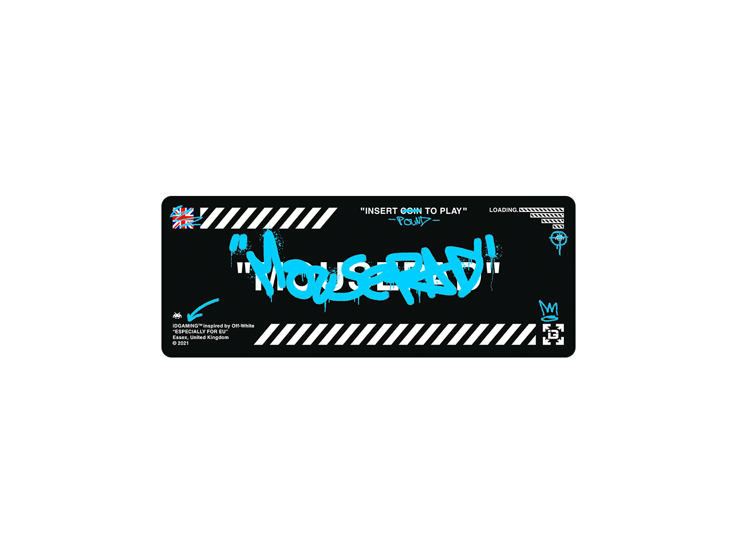 Graffiti Mousepad Black