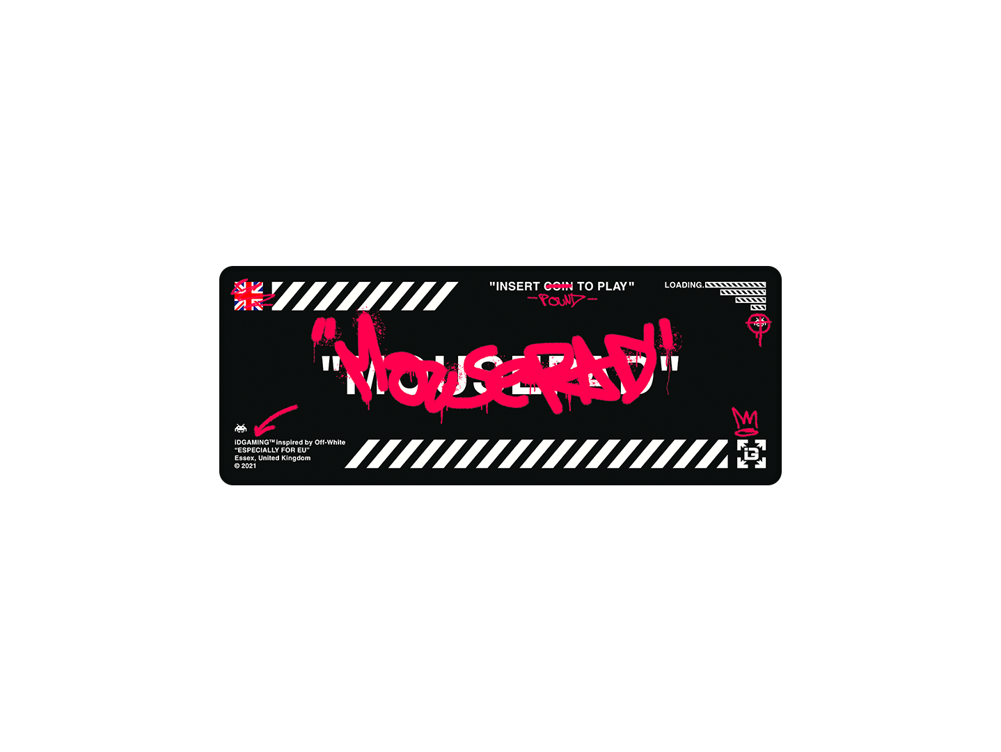 Graffiti Mousepad Black