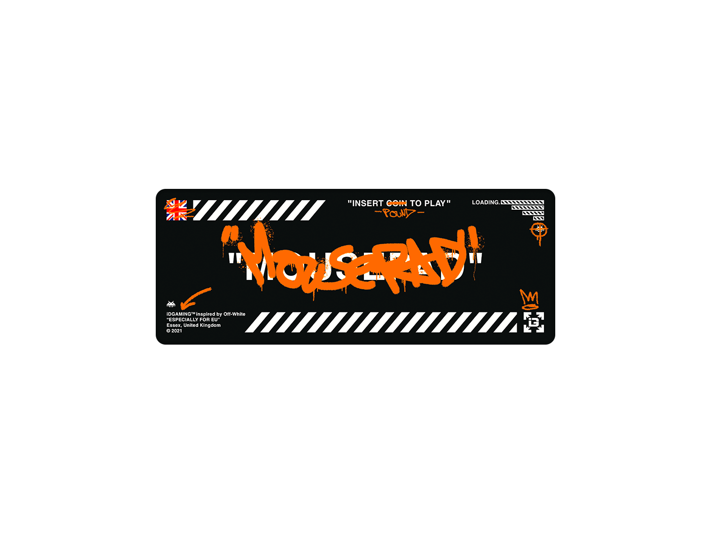 Graffiti Mousepad Black
