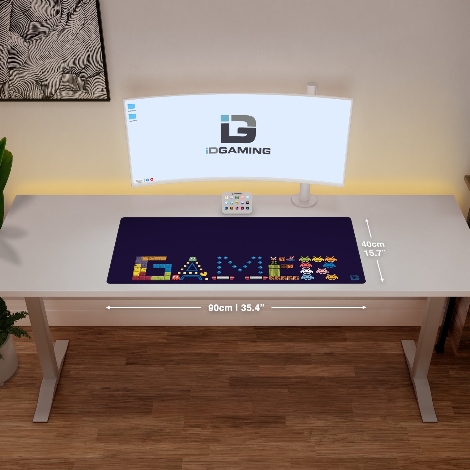 Gamer d'arcade rétro