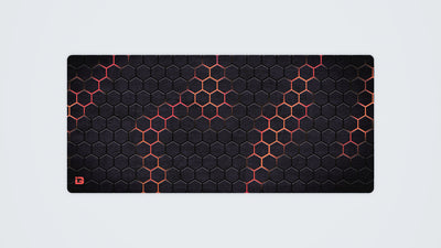 Hexagon Grid Red