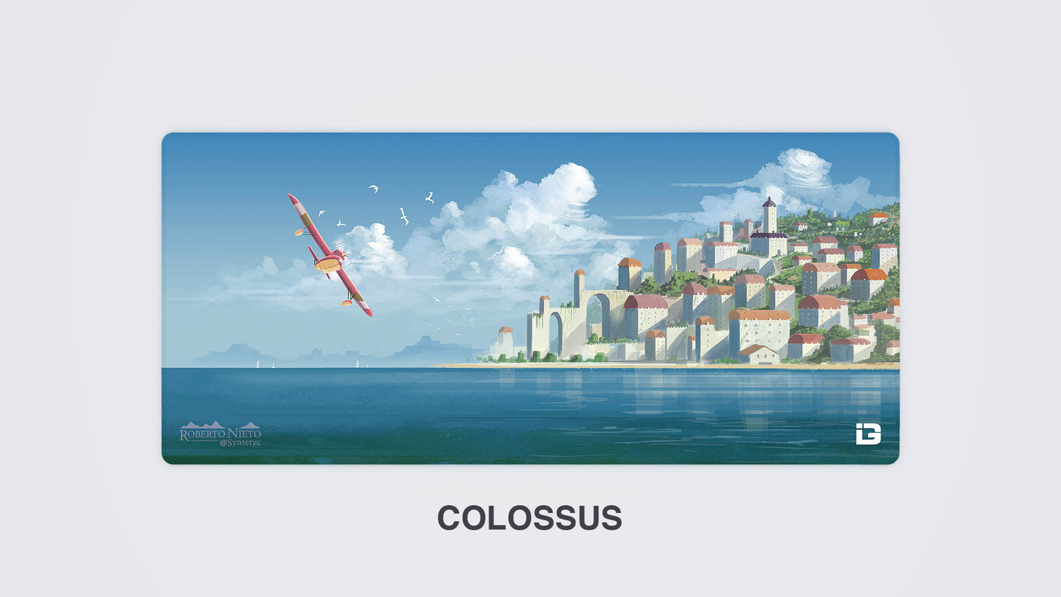 Uccello Rosso e Città Costiera