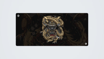Masque de samouraï embrassé