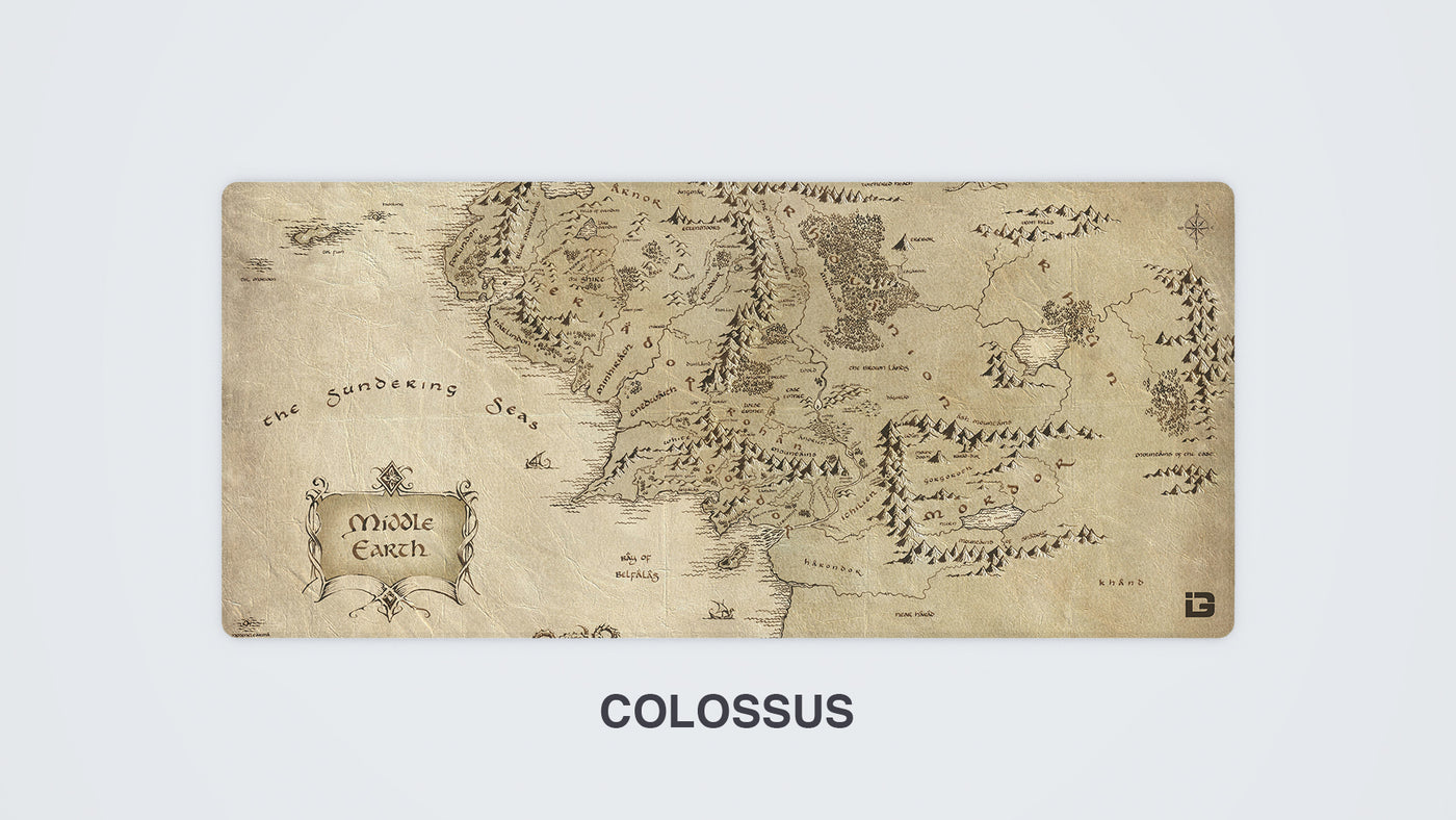 Middle Earth Map - Light Theme