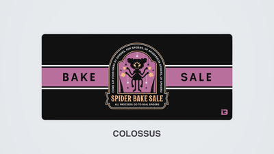 Emblème de la vente de gâteaux de l'araignée