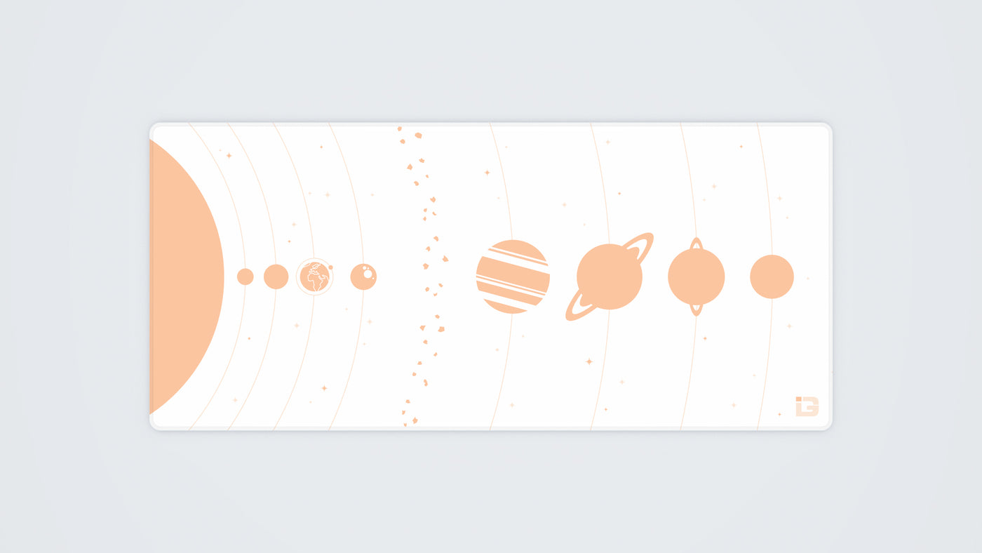 Solar System - Cosmic White